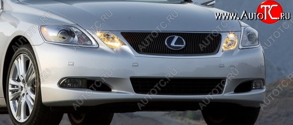 12 999 р. Передний бампер Polcar (с отверстиями под парктроник) Lexus GS300 S190 рестайлинг (2007-2012) (Неокрашенный)  с доставкой в г. Керчь