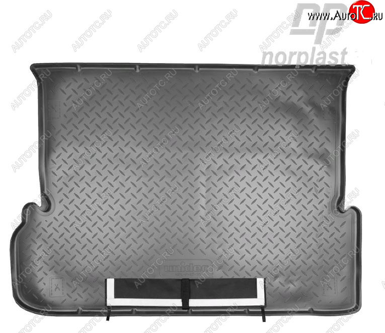 3 489 р. Коврик багажника Norplast Lexus GX460 J150 1-ый рестайлинг (2013-2019) (Черный, с погрузочным ковриком (фартуком))  с доставкой в г. Керчь