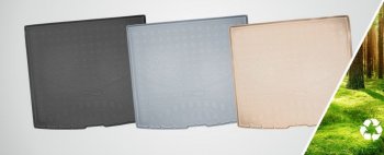 Коврик багажника Norplast Unidec (5 мест) Lexus GX460  J150 (2009-2019), Toyota Land Cruiser Prado  J150 (2009-2017) (Цвет: бежевый)