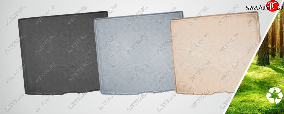 2 359 р. Коврик багажника Norplast Unidec (5 мест)  Lexus GX460  J150 (2009-2019), Toyota Land Cruiser Prado  J150 (2009-2017) (Цвет: бежевый)  с доставкой в г. Керчь