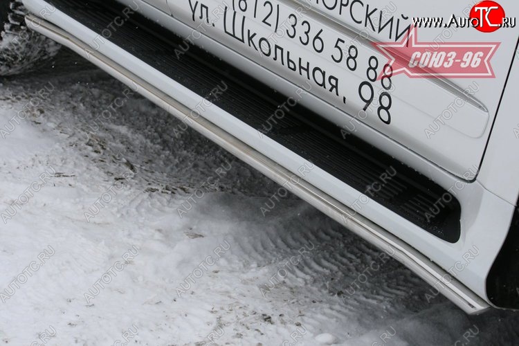 15 929 р. Защита штатных порогов Souz-96 (d42) Lexus GX460 J150 дорестайлинг (2009-2013)  с доставкой в г. Керчь