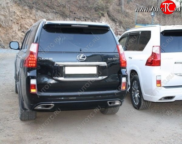 26 249 р. Задний бампер ELFORD Lexus GX460 J150 дорестайлинг (2009-2013) (Неокрашенный)  с доставкой в г. Керчь
