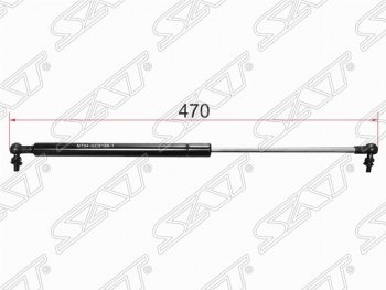 Газовый упор капота SAT Lexus GX470  J120 (2002-2007), Toyota 4Runner  N210 (2002-2005), Toyota Hilux Surf  N210 (2002-2005), Toyota Land Cruiser Prado  J120 (2002-2009) (LH=RH)