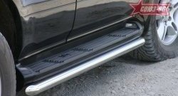 15 074 р. Защита штатных порогов Souz-96 (d60) Lexus GX470 J120 дорестайлинг (2002-2007)  с доставкой в г. Керчь. Увеличить фотографию 2