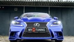 7 799 р. Клыки на передний бампер Tuning-Sport Lexus IS250 XE30 седан дорестайлинг (2013-2016) (Неокрашенная)  с доставкой в г. Керчь. Увеличить фотографию 6