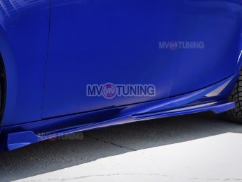 15 499 р. Накладки на пластиковые пороги (сплиттеры) MV-tuning Lexus IS250 XE30 седан дорестайлинг (2013-2016) (Неокрашенные)  с доставкой в г. Керчь. Увеличить фотографию 7