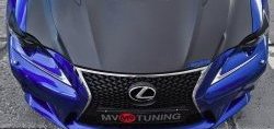 1 299 р. Реснички на фары Tuning-Sport Lexus IS250 XE30 седан дорестайлинг (2013-2016) (Неокрашенные)  с доставкой в г. Керчь. Увеличить фотографию 7
