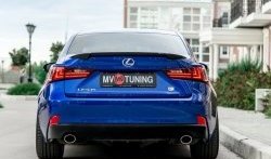 5 899 р. Лип спойлер Tuning-Sport  Lexus IS250  XE30 седан (2013-2016) дорестайлинг (Неокрашенный)  с доставкой в г. Керчь. Увеличить фотографию 8