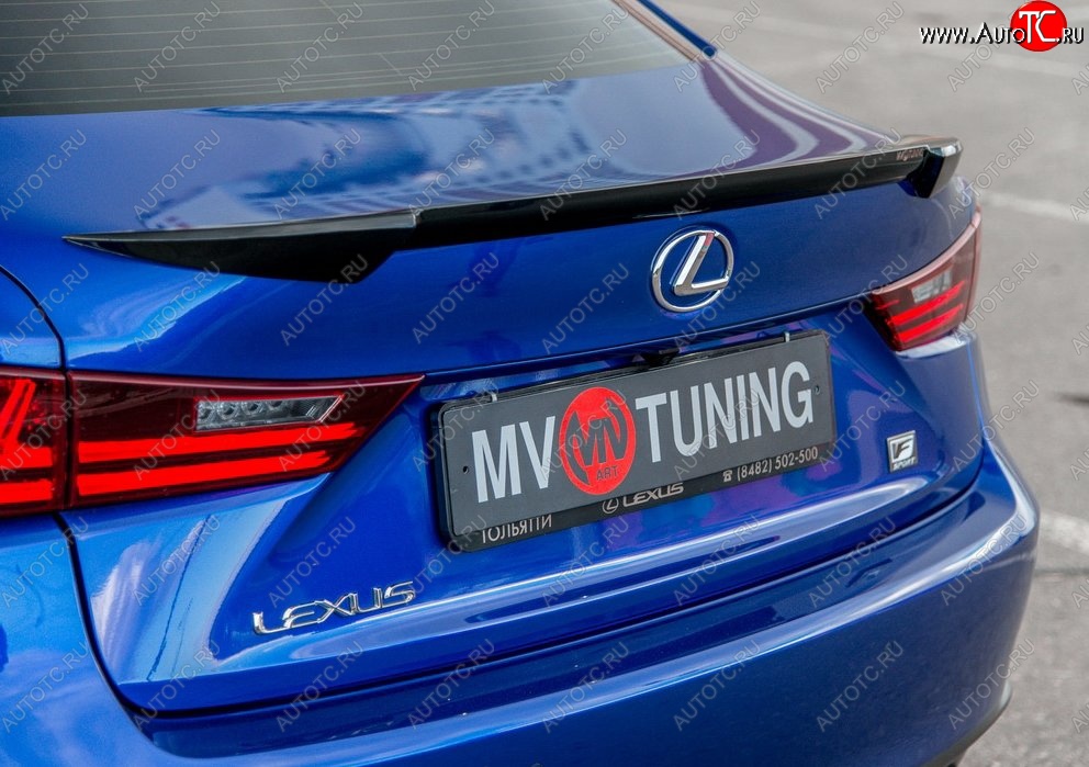 5 899 р. Лип спойлер Tuning-Sport  Lexus IS250  XE30 седан (2013-2016) дорестайлинг (Неокрашенный)  с доставкой в г. Керчь