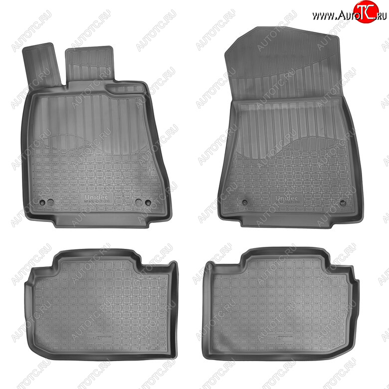 3 589 р. Комплект ковриков в салон Norplast Unidec  Lexus IS250  XE30 седан (2013-2016) дорестайлинг (Цвет: черный)  с доставкой в г. Керчь