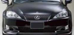 7 999 р. Накладка на передний бампер CT Lexus IS250 XE20 седан дорестайлинг (2005-2013) (Неокрашенная)  с доставкой в г. Керчь. Увеличить фотографию 2