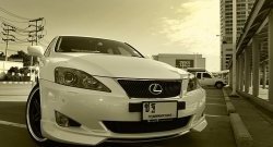 9 299 р. Накладка на передний бампер WALD SPORTS LINE Lexus IS250 XE20 седан дорестайлинг (2005-2013) (Неокрашенная)  с доставкой в г. Керчь. Увеличить фотографию 2