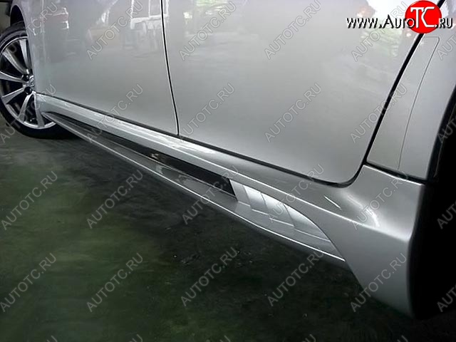 12 799 р. Пороги накладки WALD SPORTS LINE Lexus IS250 XE20 седан дорестайлинг (2005-2013) (Неокрашенные)  с доставкой в г. Керчь