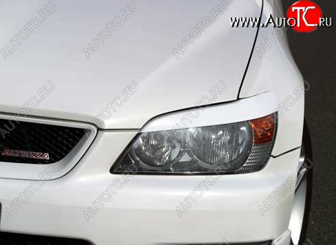 1 299 р. Реснички на фары CT Toyota Altezza (1998-2005) (Неокрашенные)  с доставкой в г. Керчь