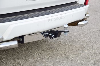 18 929 р. Фаркоп PT GROUP /съемный квадрат/ с НЕРЖ накладкой TOYOTA LC 200 2007-/ LEXUS LX 2016-2021 )  Toyota Land Cruiser  200 (2007-2021) дорестайлинг, 1-ый рестайлинг, 2-ой рестайлинг  с доставкой в г. Керчь. Увеличить фотографию 3