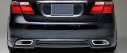 7 999 р. Накладка на задний бампер CT Lexus LS460 XF40 дорестайлинг (2006-2009) (Неокрашенная)  с доставкой в г. Керчь. Увеличить фотографию 2