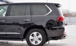 18 599 р. Защита заднего бампера (Ø76 мм, нержавейка, NOT F-SPORT/HERITAGE) SLITKOFF  Lexus LX450d  J200 - LX570  J200  с доставкой в г. Керчь. Увеличить фотографию 3