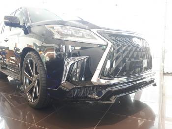 54 999 р. Юбка переднего бампера HEMMES Lexus LX570 J200 2-ой рестайлинг (2015-2022) (Неокрашенная)  с доставкой в г. Керчь. Увеличить фотографию 11