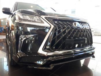 54 999 р. Юбка переднего бампера HEMMES Lexus LX570 J200 2-ой рестайлинг (2015-2022) (Неокрашенная)  с доставкой в г. Керчь. Увеличить фотографию 13
