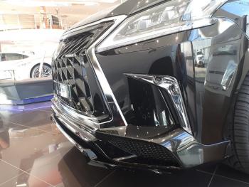 54 999 р. Юбка переднего бампера HEMMES Lexus LX570 J200 2-ой рестайлинг (2015-2022) (Неокрашенная)  с доставкой в г. Керчь. Увеличить фотографию 14
