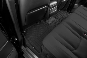 8 449 р. Комплект ковриков салона Kvest Lexus LX570 J200 2-ой рестайлинг (2015-2022) (Черный)  с доставкой в г. Керчь. Увеличить фотографию 3