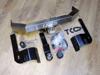 Фаркоп (тягово-сцепное устройство) TCC Lexus LX450d  J200 - LX570  J200 (Оцинкованный, шар E)