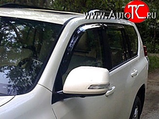3 399 р. Дефлекторы окон (ветровики) Novline 4 шт Toyota Land Cruiser 100 2-ой рестайлинг (2005-2007)  с доставкой в г. Керчь