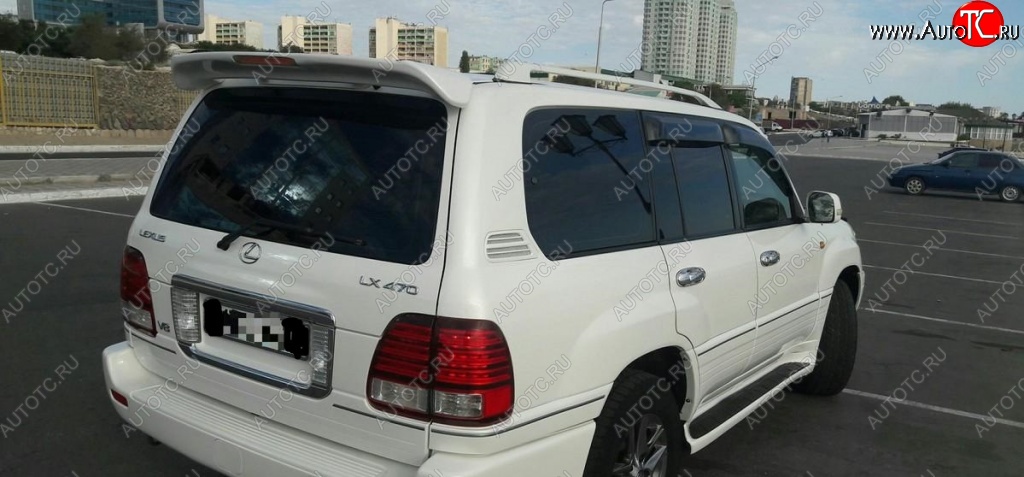 6 649 р. Спойлер со стоп сигналом CUSTOM Lexus LX470 J100 дорестайлинг (1998-2002) (Неокрашенный)  с доставкой в г. Керчь