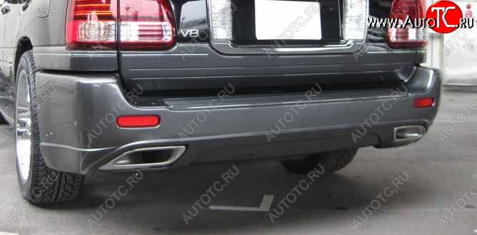 18 749 р. Задний бампер ELFORD Lexus LX470 J100 дорестайлинг (1998-2002) (Неокрашенный)  с доставкой в г. Керчь