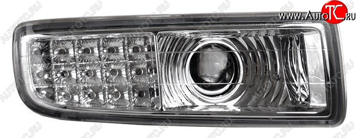 4 199 р. Правая противотуманная фара SAT (диодная)  Lexus LX470  J100 (1998-2002) дорестайлинг  с доставкой в г. Керчь