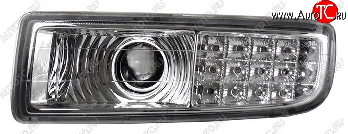 4 199 р. Левая противотуманная фара SAT (Светодиодная)  Lexus LX470  J100 (1998-2002), Toyota Hilux Surf  N180 (1995-1998)  с доставкой в г. Керчь