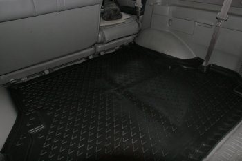 2 379 р. Коврик багажника Element (полиуретан) ун. длин Lexus LX470 J100 дорестайлинг (1998-2002) (Черный)  с доставкой в г. Керчь. Увеличить фотографию 2