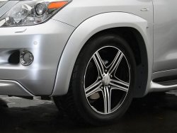 17 499 р. Накладки на колёсные арки GOLDMAN DAMD Lexus LX570 J200 дорестайлинг (2007-2012) (Неокрашенные)  с доставкой в г. Керчь. Увеличить фотографию 4
