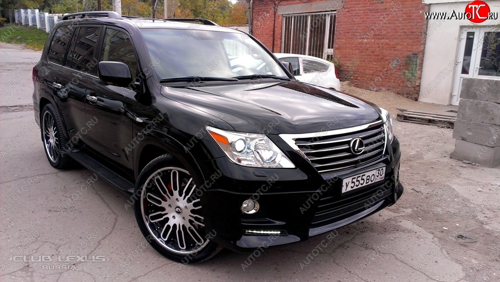 15 349 р. Накладки на колёсные арки JAOS Lexus LX570 J200 дорестайлинг (2007-2012) (Неокрашенные)  с доставкой в г. Керчь