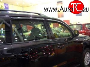 3 399 р. Дефлекторы окон (ветровики) Novline 4 шт Toyota Land Cruiser 200 дорестайлинг (2007-2012)  с доставкой в г. Керчь