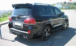 12 599 р. Накладка WALD Black Bison на задний бампер Lexus LX570 J200 дорестайлинг (2007-2012)  с доставкой в г. Керчь. Увеличить фотографию 2