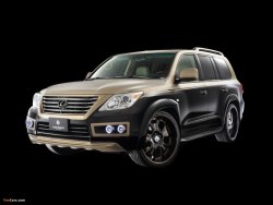 11 949 р. Накладка на передний бампер Goldman Lexus LX570 J200 дорестайлинг (2007-2012) (Неокрашенная)  с доставкой в г. Керчь. Увеличить фотографию 3