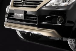 11 949 р. Накладка на передний бампер Goldman Lexus LX570 J200 дорестайлинг (2007-2012) (Неокрашенная)  с доставкой в г. Керчь. Увеличить фотографию 4