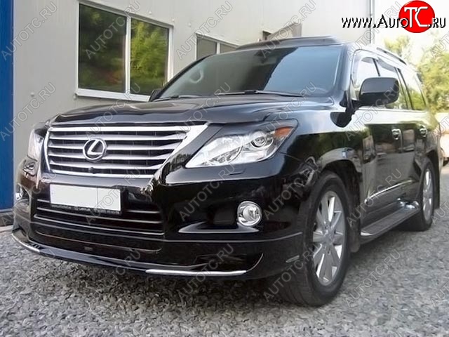 15 349 р. Накладка на передний бампер LX MODE Lexus LX570 J200 дорестайлинг (2007-2012) (Неокрашенная)  с доставкой в г. Керчь