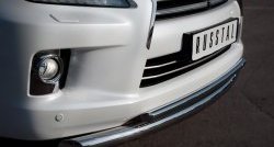 20 999 р. Защита переднего бампера (2 трубыØ76 и 42 мм, нержавейка) SLITKOFF  Lexus LX570  J200 (2007-2012) дорестайлинг  с доставкой в г. Керчь. Увеличить фотографию 2
