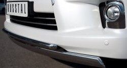 23 999 р. Защита переднего бампера (2 трубыØ42 и 75х42 мм, нержавейка) SLITKOFF Lexus LX570 J200 дорестайлинг (2007-2012)  с доставкой в г. Керчь. Увеличить фотографию 3