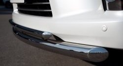 20 999 р. Защита переднего бампера (2 трубыØ76 и 42 мм, нержавейка) SLITKOFF  Lexus LX570  J200 (2012-2015) 1-ый рестайлинг  с доставкой в г. Керчь. Увеличить фотографию 3