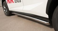 19 999 р. Защита порогов из круглой трубы диаметром 63 мм F SPORT SLITKOFF  Lexus NX200T  Z10 (2014-2017)  с доставкой в г. Керчь. Увеличить фотографию 4