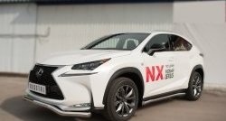 19 999 р. Защита порогов из круглой трубы диаметром 63 мм F SPORT SLITKOFF  Lexus NX200T  Z10 (2014-2017)  с доставкой в г. Керчь. Увеличить фотографию 5