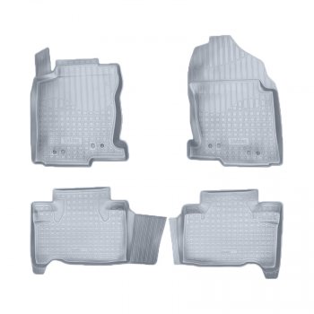 Коврики салона Norplast Unidec Lexus NX200  Z10 - NX300h  Z10 (Цвет: серый)