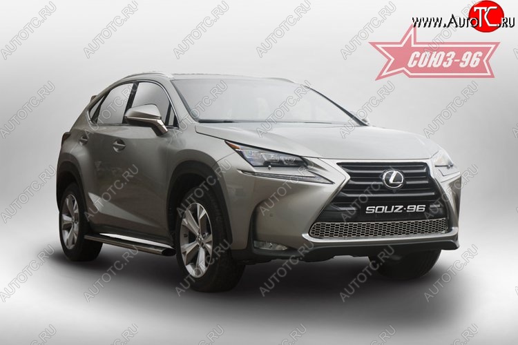 8 249 р. Декоративный элемент воздухозаборника Souz-96 V2 Lexus NX200T Z10 (2014-2017)  с доставкой в г. Керчь