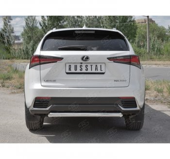 17 899 р. Защита заднего бампера (Ø63 мм, нержавейка) SLITKOFF  Lexus NX300h  Z10 (2014-2017) дорестайлинг  с доставкой в г. Керчь. Увеличить фотографию 4