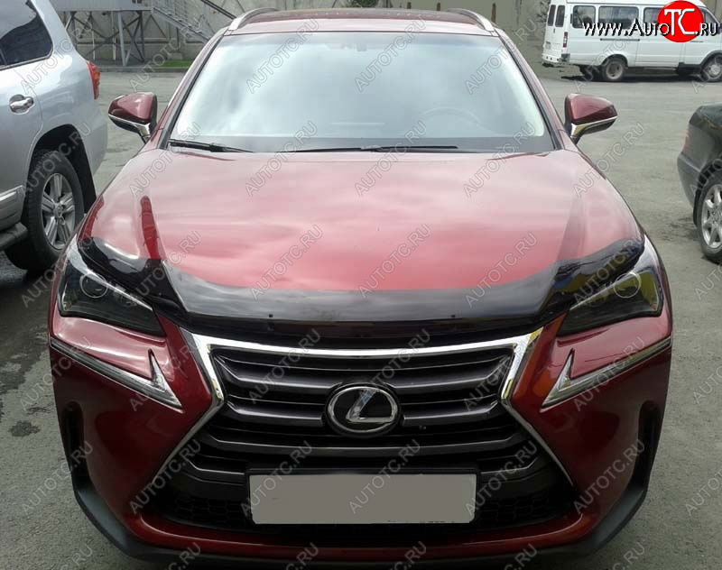 3 689 р. Дефлектор капота SIM Lexus NX200 Z10 рестайлинг (2017-2021)  с доставкой в г. Керчь