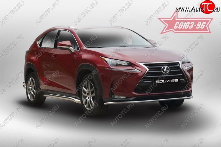 14 264 р. Защита переднего бампера (d42) SOUZ-96 Lexus NX200 Z10 дорестайлинг (2014-2017)  с доставкой в г. Керчь