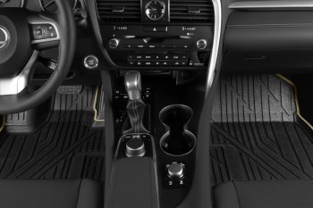10 529 р. Коврик в салони премиум-класса Kvest Lexus RX450 AL20 дорестайлинг (2015-2019)  с доставкой в г. Керчь. Увеличить фотографию 2